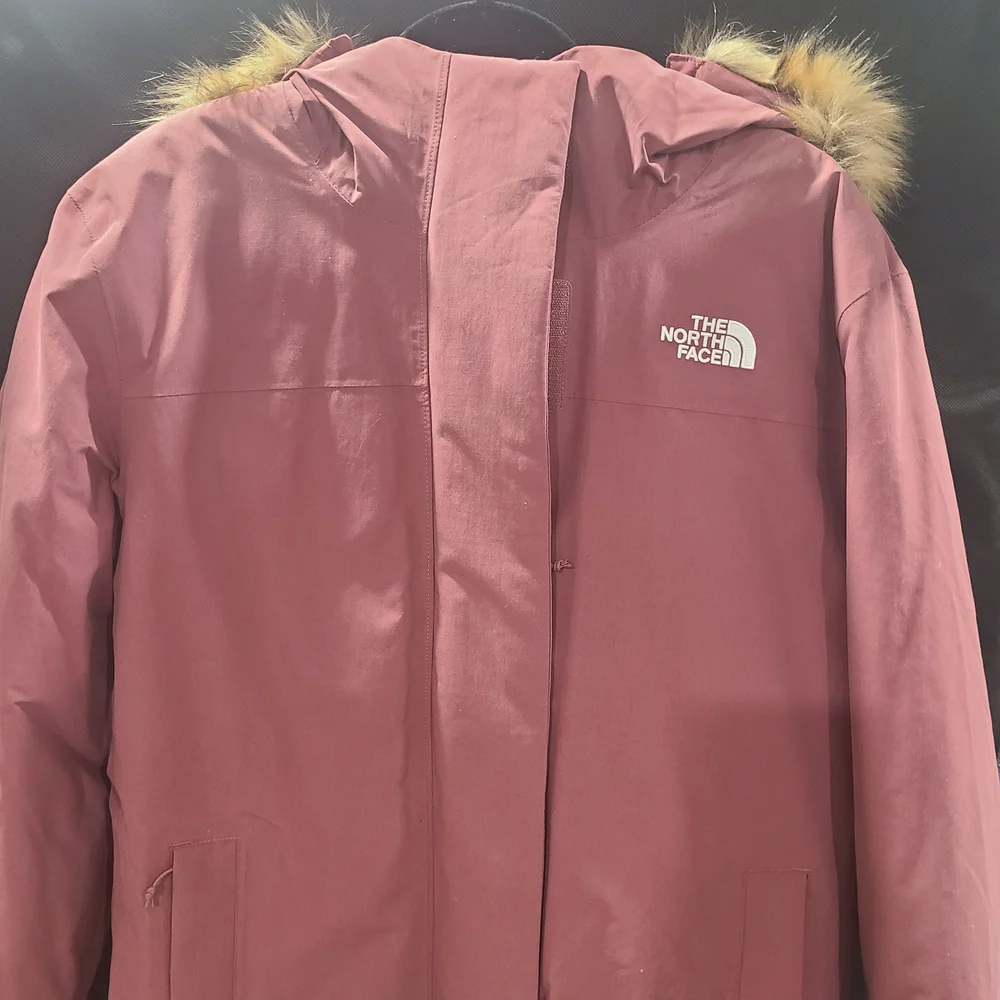 The North Face Womens Arctic Parka 550 Mauve XL - Picture 7 of 8